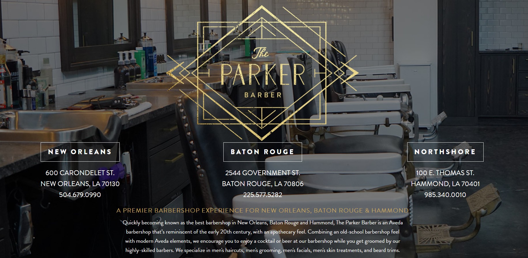 Barbershop website