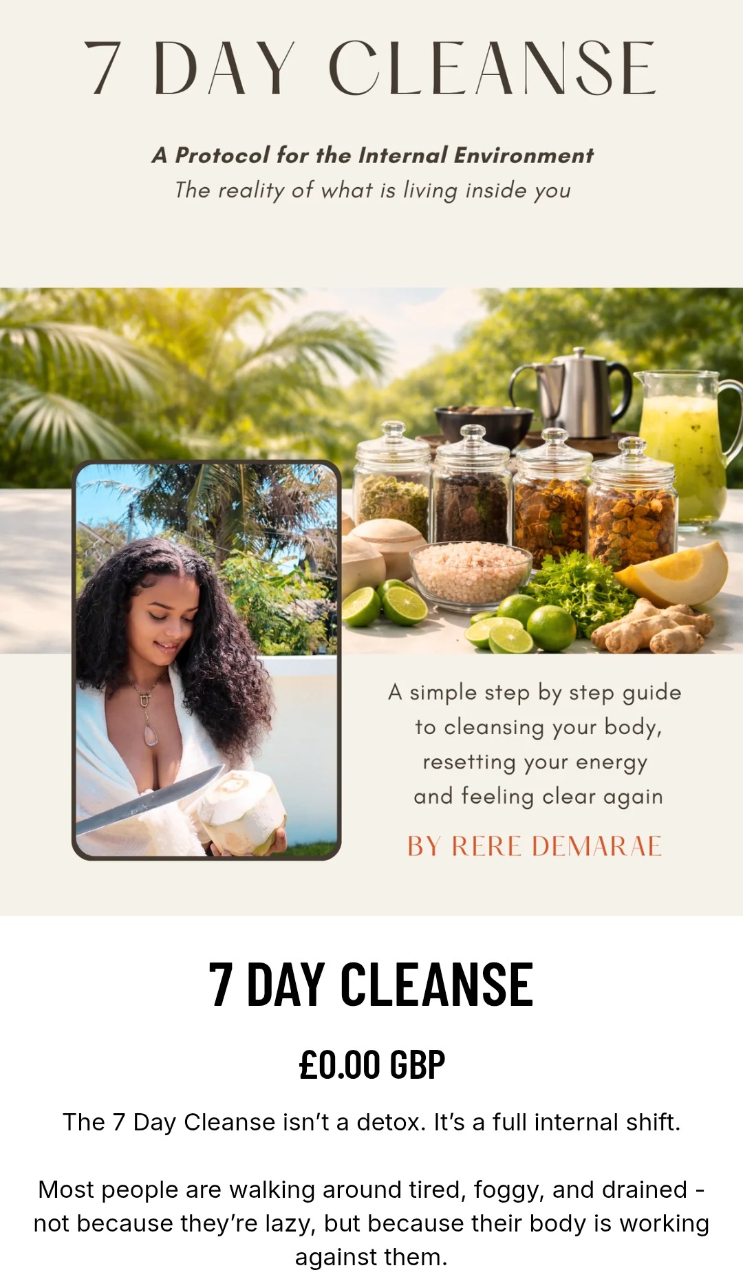 Wellness lead magnet funnel