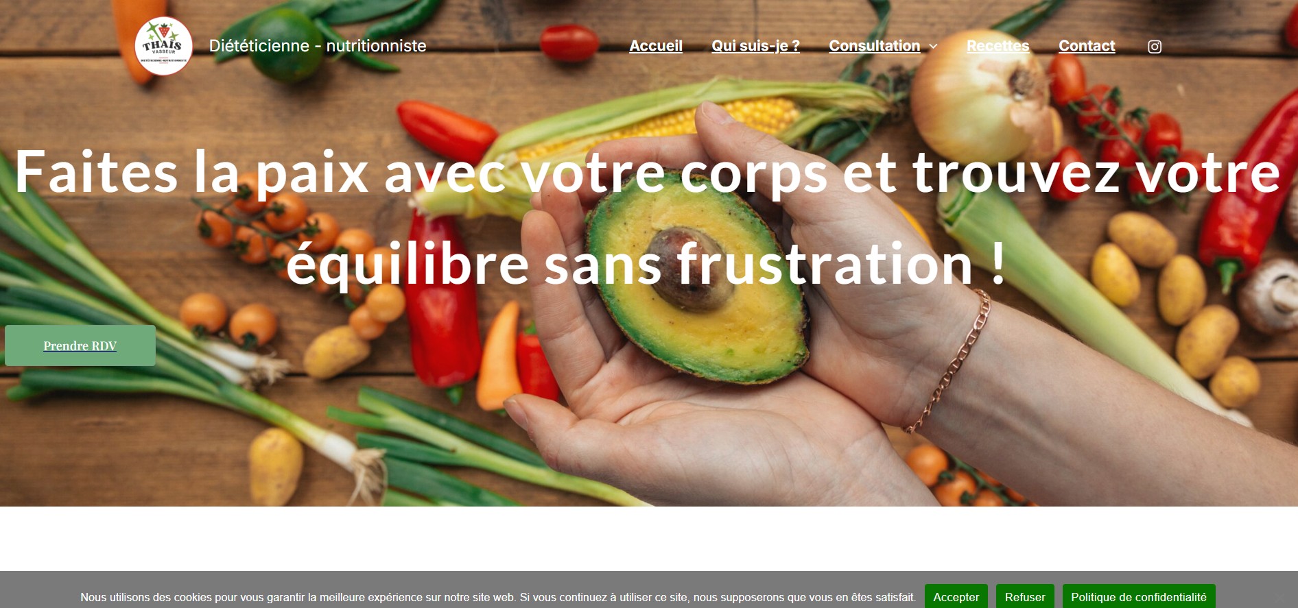 Dietitian and nutrition consulting website