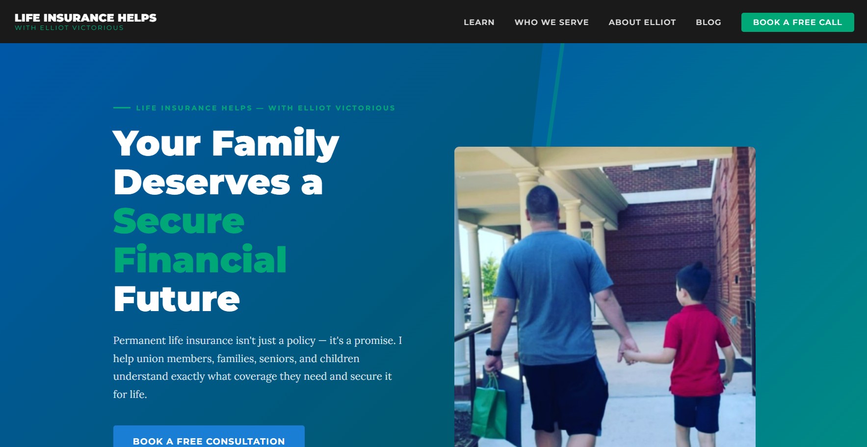 Life insurance website