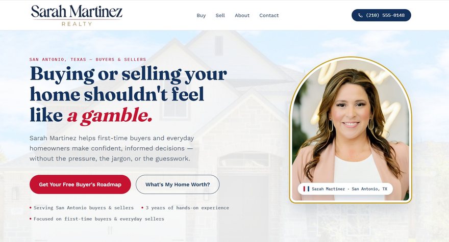 Realtor buyer and seller website